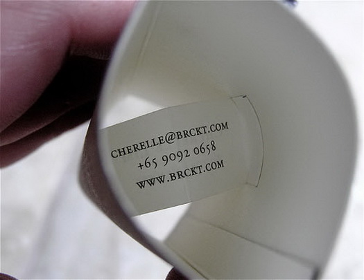 coffe cup business card