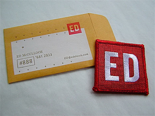 envelope business card