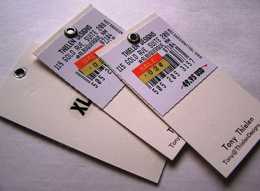 business card tickets